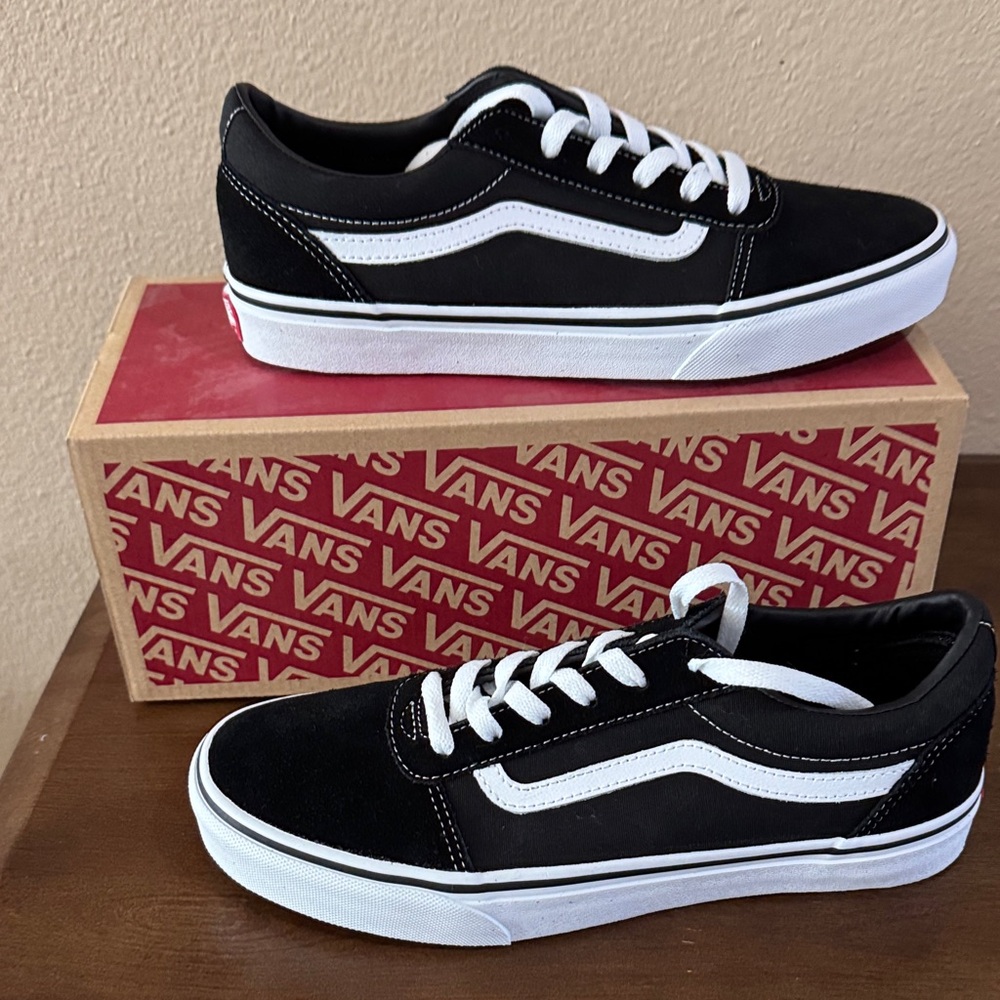 Vans Black and White Classic Sneakers